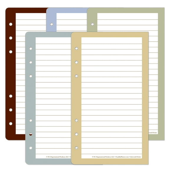 FranklinCovey Color Wide Lined Pages (Pocket Size)
