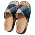 thumbnail image 4 of 1 par de pantuflas de casa con punta abierta, pantuflas de interior informales, pantuflas de verano, 4 of 5