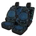 thumbnail image 2 of KUIFORTI Blue Mandala Auto Seat Cover Pack of 4, Automotive Interior Decor Trendy Accessories Car Front Seats and Rear Bench Cove Fashion Auto Interior for Car Sedan Auto Truck SUV, 2 of 7