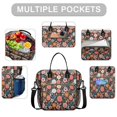 thumbnail image 2 of Pioneer Flower Floral Print Pattern Insulated Leakproof Lunch Box for Women, Large Lunch Bag for Tween Teen Adult, Loncheras Para Mujer for Work Beach Travel Picnic Camping, 2 of 6