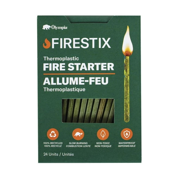 Thermoplasic 24 fire starter matches - Firestix -  Perfect for Camping, Lightning, barbeque birthday party