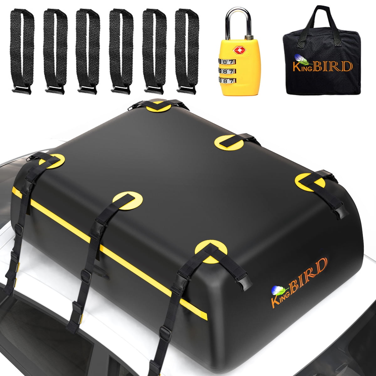 Waterproof Roof Cargo Bag,15 Cubic feet 