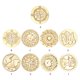 thumbnail image 5 of Cuadros Decorativos Cabezal de sello de cera de lacre abstracto Vintage de 25mm herramientas de Hobby para sobres DIY (B) Tmvgtek embutido en tela, 5 of 9