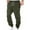 Army Green, variant on BZGTZT Mens Elastic Waist Drawstring Sweatpants Athletic Running Pants Workout Tapered Track Pants with Pockets