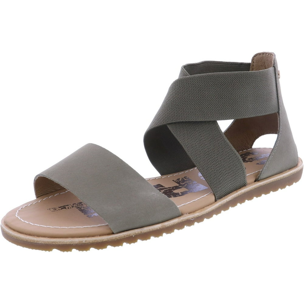 SOREL Sorel Women's Ella Sage HighTop Leather Sandal 6.5M