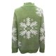 thumbnail image 4 of Gibobby Sueter para mujer Suéter de Navidad para mujer, suéter de vacaciones, ligero, cálido, cuello redondo, suéteres gruesos(Verde,G), 4 of 5