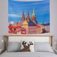 thumbnail image 2 of FREEAMG Beautiful Prague Castle Tapestry Wall Tapestry Wall Hanging Decorative TapestriesWall&nbsp;Blanket&nbsp;Bedding Tapestry for Bedroom Living Room Dorm Home Decor 90"x60", 2 of 7