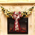 thumbnail image 3 of Christmas Large Ribbon Bows Bowknot Christmas Tree Pendant 2021  Party Home Decor New Year Decoration Accessory, 3 of 5