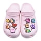 thumbnail image 4 of Zapatos de goma blanda de PVC con agujeros, zapatos de bebé con flores, hebillas para zapatos de duende, accesorios para zapatos, zapatos de playa, hebillas decorativas, 4 of 5
