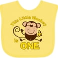 thumbnail image 3 of Inktastic Little Monkey 1st Birthday Boy Boys or Girls Baby Bib, 3 of 4