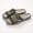 Black, variant on Men'S Lightweight Foam Slip-On Slippers with a Camouflage Design Suitable for Indoor And Outdoor Use. They Feature a Non-Slip Sole And Are Designed for Summer Hunting, Available in Forest Green