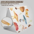 thumbnail image 4 of Colorful Mushrooms Foldable Binder Folder Clipboard with Pen Slot Double Clips A4 Size File Storage, 4 of 8