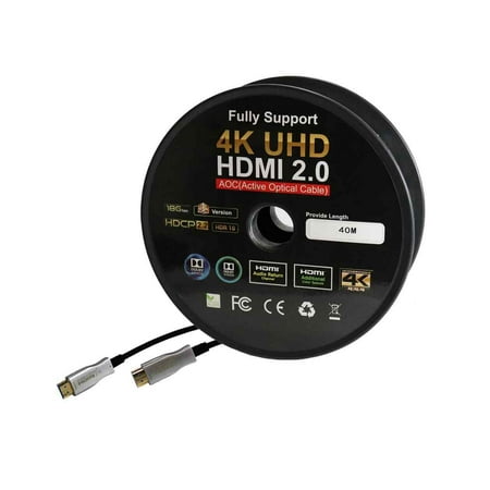 UPC: 0859777007459 | A-Neuvideo ANI-AOC-40 131 ft 40m Fiber Optic HDMI Active Optical Cable w/3-Yr Warranty