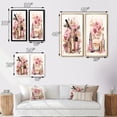 thumbnail image 4 of Designart "Pink and Gold Boho Chic Beauty Make-up II" Toiletries Framed Wall Art Set Of 2 - Glam Pink Framed Wall Art Set Of 2, 4 of 6