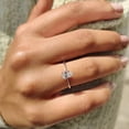 thumbnail image 3 of 2Ct Pear Cut Simulated Diamond Women's Weddings Gift Ring 14K White Gold Plated, 3 of 5