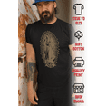 thumbnail image 2 of ShirtBANC Divine Inspiration Mens Golden Virgin Mary Shirt Praying Design Tee, 2 of 5