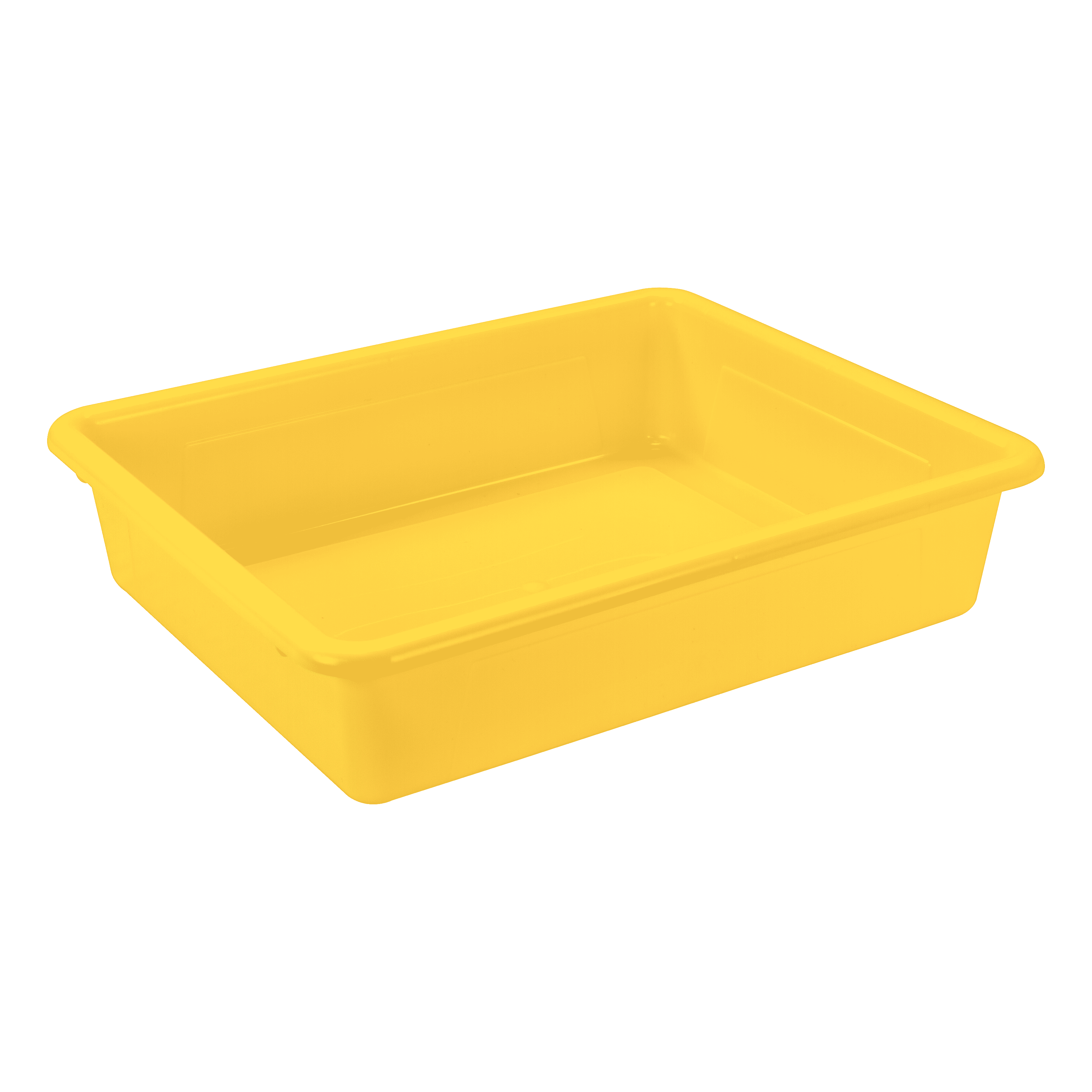 Yellow Large Plastic Letter Tray (14.0 x 11.5 x 3.0)