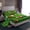 Green Brown S, variant on Homewish Initial M Letter Bed Sheets, Rugby Helmet Sports King Sheets, Cartoon Football Print Sheet Set, 4 Pieces