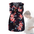 thumbnail image 2 of Hwmodou Women T-Shirts Pregnant Summer Maternity Clothes Print Sleeveless Vest Top Summer Women's Top Breastfeeding Clothes Dailywear Pregnancy Clothes For Woman, 2 of 8