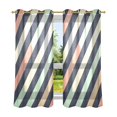 thumbnail image 6 of Yayeee Window Curtains Light Filtering 63"x52" Grommet Panel Pair Home Living Room Decor, Isometric Green, 6 of 7