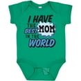 thumbnail image 3 of Inktastic I Have the Best Mom in the World with Speech Bubble Boys Baby Bodysuit, 3 of 5