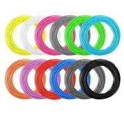 dtydtpe 3d pen filament 12colours 5 m each - 3d pen filament 1.75 mm 3d pen paint set a