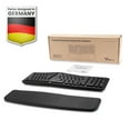 thumbnail image 5 of Perixx PERIBOARD-636B US, Wireless Ergonomic Compact USB Keyboard - Wireless 2.4G Technology - Build-in Number Pad - Detachable Wrist Rest - - Silent Typing - Black, 5 of 8