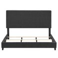 thumbnail image 4 of Newboti Furniture King Size Charcoal Grey Upholstered Platform Bed NO.76459, 4 of 17