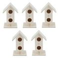 thumbnail image 1 of 5 Pcs Nichoir en Bois Jardin Résistant aux Intempéries Cage à Oiseaux pour Mésange Bleu, 1 of 6