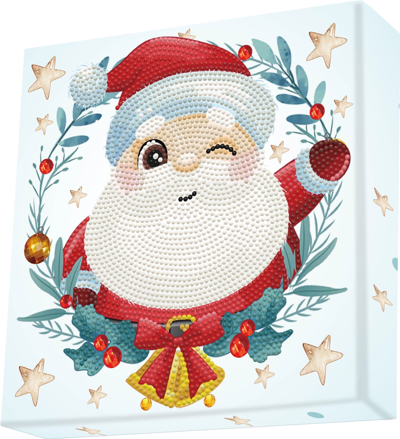 Diamond Art Kit 12x12 FD Holiday Santa, 1 - Ralphs