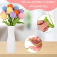 thumbnail image 4 of Dalrosia 10PCS Artificial Flowers Crochet Flowers Completed Handmade Tulip for Home Decoration and Valentine's Day Mother's Day Birthday Wedding Gift, 4 of 6