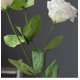 thumbnail image 4 of Xiao Hua 3 piezas de flores artificiales de tacto real para decoración del hogar, oficina, boda, arreglo floral (blanco, 22,8 pulgadas de largo), 4 of 5