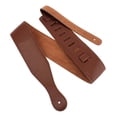 thumbnail image 3 of Luxurious Style Comfortable Leather Guitar Strap for Guitar Strap Shoulder Belt brown, 3 of 8