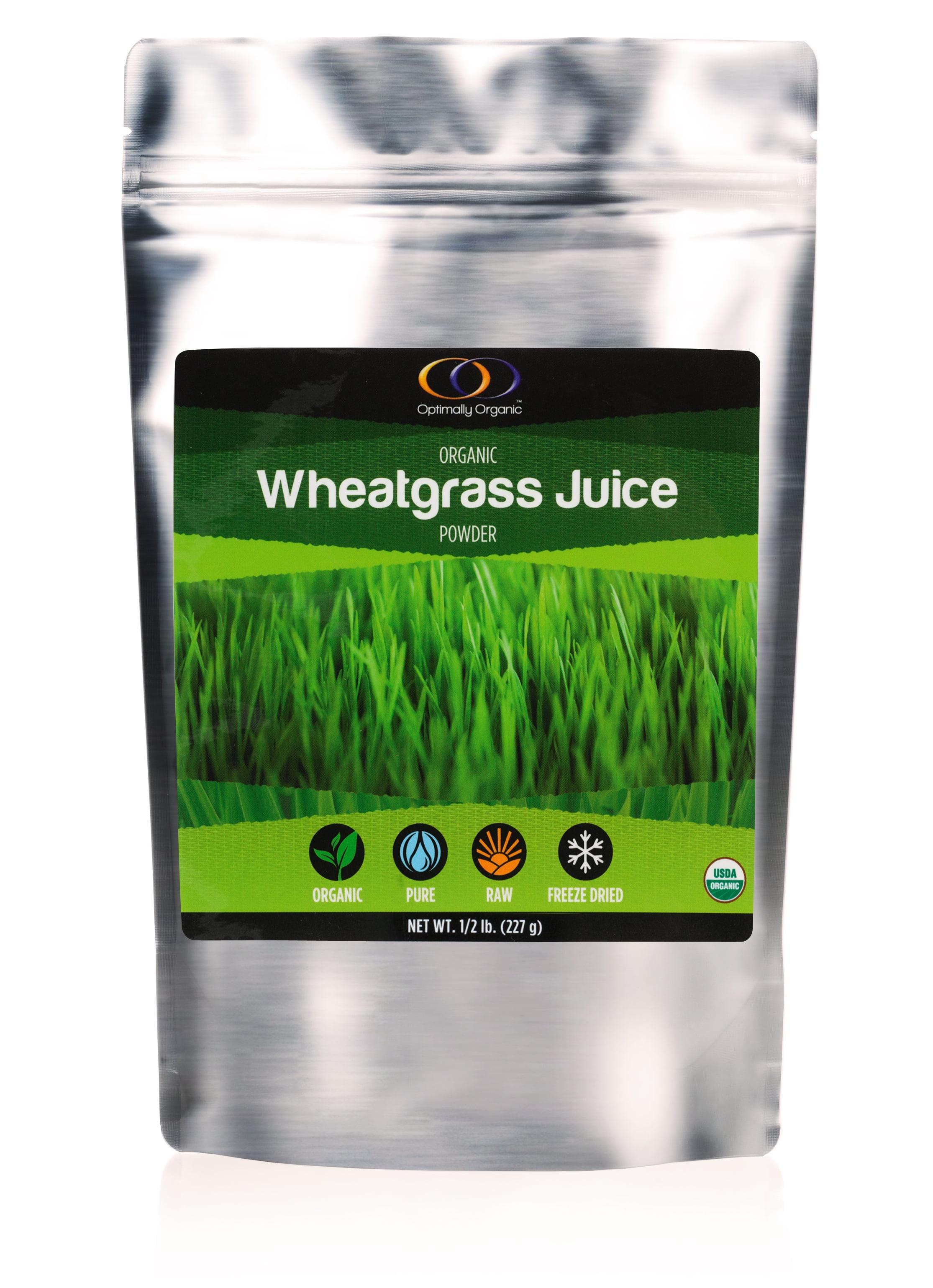 Optimally Organic Wheatgrass Juice Powder, Organic Vitamins
