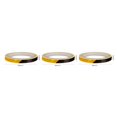 thumbnail image 3 of Transemion 8M Reflective Sticker Rim Luminous Warning Tape Motorbike Bike Frame Wheel Reflector Strip black orange 3Set, 3 of 6
