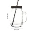 thumbnail image 3 of ACDANC 2026 New Water Mug Smoothie Cups Breakfast Mason Bottle with Straw Lid Juice Lovers Travel for Smoothies,Juices,Travel,Breakfast,Outdoor,Hydration,Home,Office, 3 of 4