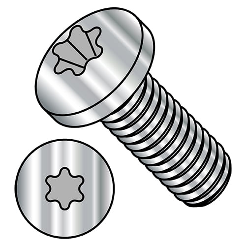 M4-0.7X20 ISO14583 Metric 6 Lobe Pan Machine Screw Full Thread A2 Stainless Steel (Pack Qty 4,000) BC-MI420MTPA2