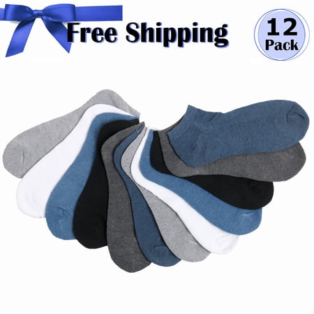 James Fiallo Men's 12 Pack Cushion Sport Socks
