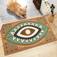 thumbnail image 4 of Evil Eye Doormat Evil Eye Decor Third Eye Decor Evil Eye Rug Tribal Style Small Throw Rugs Super Soft Creative Accent Distressed Floor Carpet for Door Mat Entryway Bedroom, 4 of 5