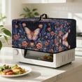 thumbnail image 2 of TSOVTHRID Butterfly Flower Plant Print Toaster Oven Cover Stain-Resistant Microwave Oven Dust Cover Dust-Proof Kitchen Machine Covers Suitable for Most Microwave Ovens, 18.25"W x 14.5"D x 11"H, S, 2 of 7