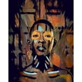 thumbnail image 2 of Bolokofsky, Ronald 12x14 Black Ornate Wood Framed with Double Matting Museum Art Print Titled - African Beauty I, 2 of 4