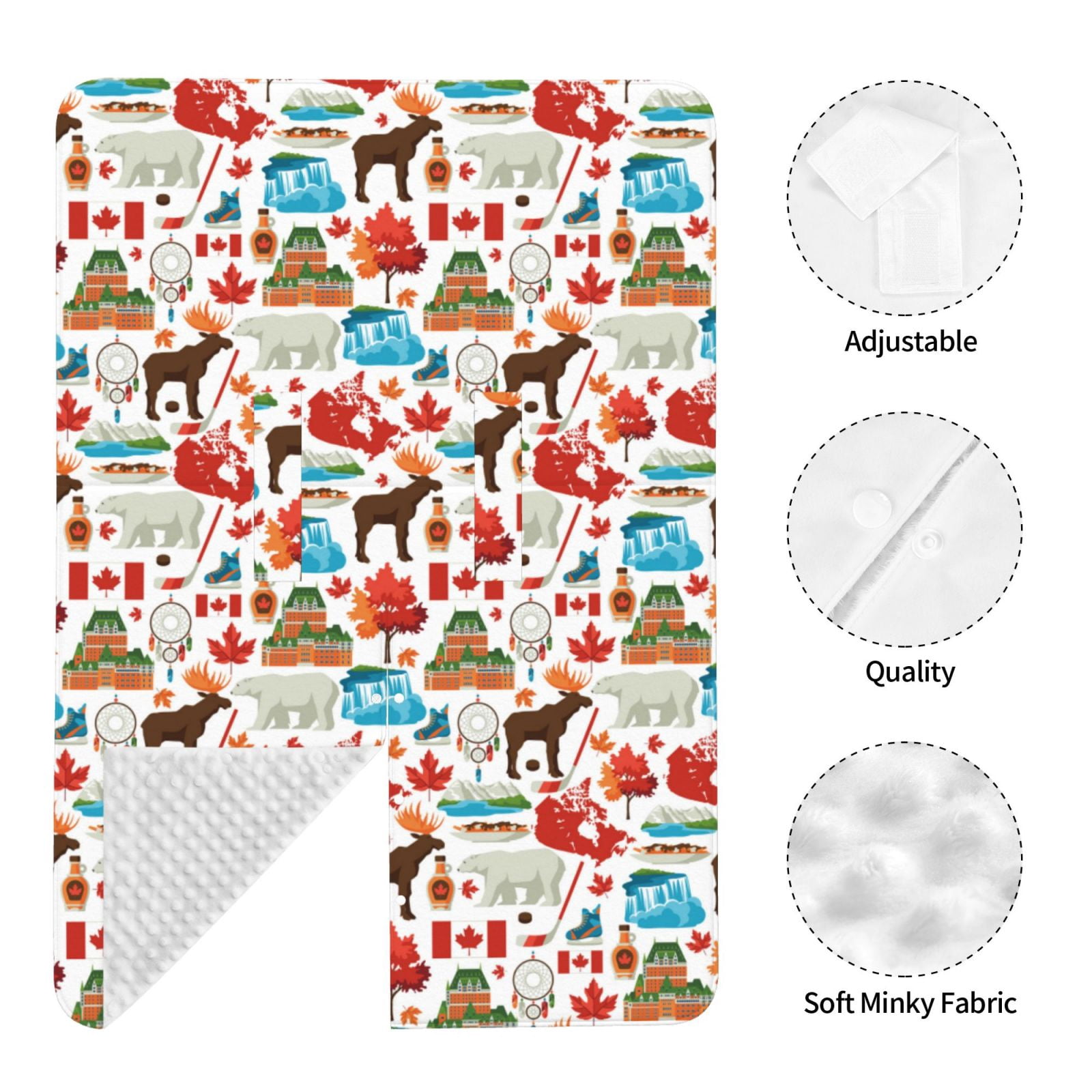 Car Seat Cover Baby - reindeer polar bear Breathable Infant Car Seat Cover for Baby Carseat, Lightweight Comfort Baby Essentials Must Haves Newborn Stuff for Girl Boy