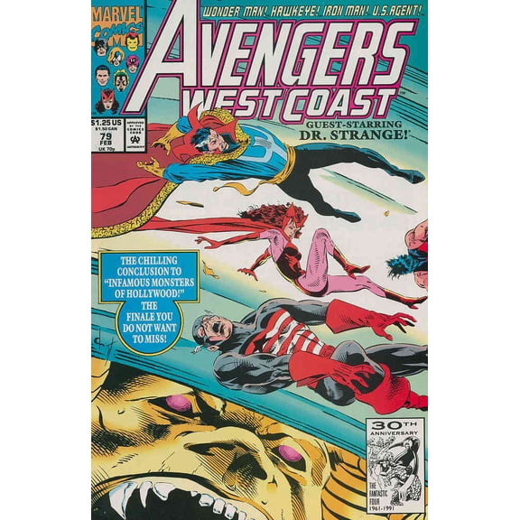 Avengers West Coast #79 VF ; Marvel Comic Book