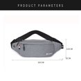 thumbnail image 2 of Sac de Ceinture pour Hommes Gris, 2 of 8