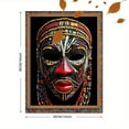 thumbnail image 3 of African Mask Decorative Painting/Canvas Art， Suitable for Living Room， Bedroom，Tribal Art，Cultural Decor， Ethnic Decoration， Carnival Mask Art., 3 of 8