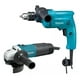 thumbnail image 1 of Kit Rotomartillo 1/2 +esmeriladora 4 1/2 Makita Mtk0003b 093 Color Turquesa Frecuencia 60Hz, 1 of 3