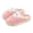01_Pink, variant on GPOECD Slippers For Women 3D Cartoon Santa Half Covered Plush Warm Shoes For Autumn Winter Indoor Comfort House Slippers,Red,8.5
