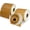Brown (1000labels/2 Roll), variant on Clear Thermal Labels, Printable Transparent Stickers for Small Businesses, DIY Logo Design, Multipurpose Label Roll (Transparent 2.25"x1.25", 2.25"x1.25")