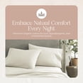 thumbnail image 3 of Whisper Organics 500 TC Sateen Fitted Sheet, 3 of 8