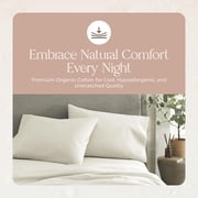 Whisper Organics 500 TC Sateen Fitted Sheet